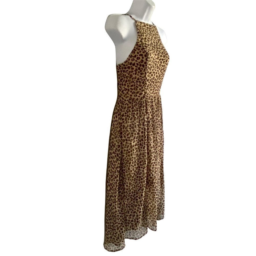 Abercrombie and Fitch Animal Print Dress with Adjustable Spaghetti Straps Small - Picture 5 of 12